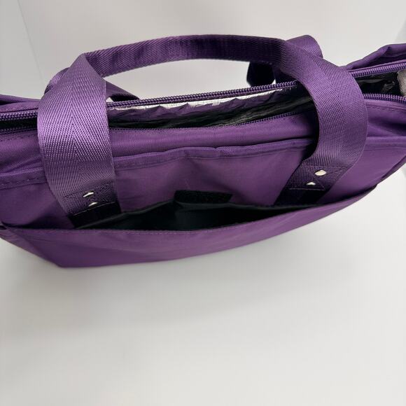 Scorlia Insulated Lunch Tote Cooler Bag in Purple - Picture 8 of 10